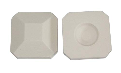 Ceramic Briquettes 2 by 2" Replacement for Select Turbo, Nexgrill Gas Grill Models