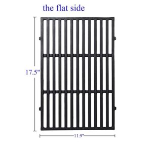 GasSaf 15.3 inch Flavorizer Bars and 17.5 inch Grill Grates Replacement for Weber 7636 7638, Spirit 300 Series E310 E320 E330 S310 S320 S330 Gas Grills with Front Control Knob (2013-2017)