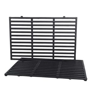 GasSaf 15.3 inch Flavorizer Bars and 17.5 inch Grill Grates Replacement for Weber 7636 7638, Spirit 300 Series E310 E320 E330 S310 S320 S330 Gas Grills with Front Control Knob (2013-2017)