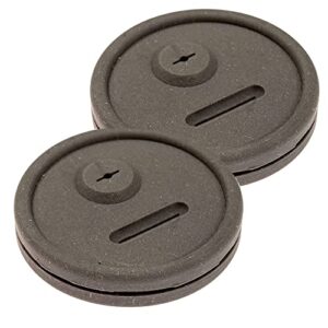 2 pack thermometer and probe grommet for grills – compatible with weber smokey mountain cookers and more – compare to replacement 85037 – by impresa products