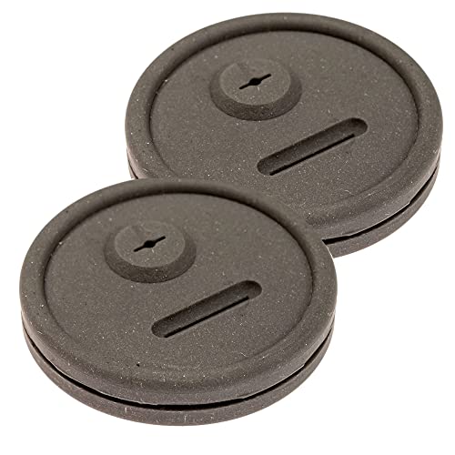 2 Pack Thermometer and Probe Grommet for Grills - Compatible with Weber Smokey Mountain Cookers and More - Compare to Replacement 85037 - by Impresa Products