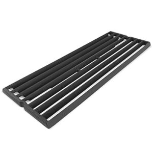 broil king 11241 grid-baron cast iron cooking grate, one size, black