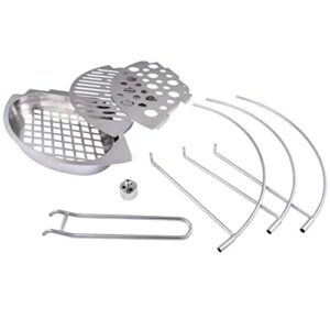 Oklahoma Joe's 4419599P04 Bronco Drum Smoker Triple Grate, Silver