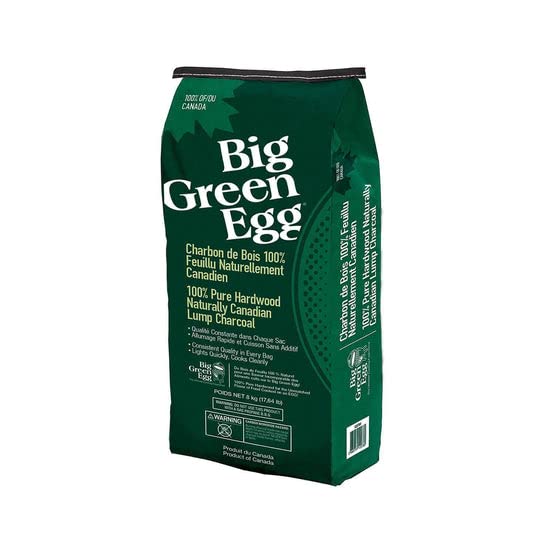 Big Green Egg 100% Natural Lump Charcoal Canadian Maple 17.64 LB | Hardwood Lump Charcoal 122780