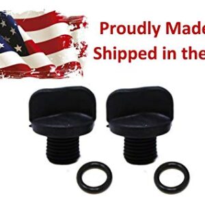 JSP Manufacturing Drain Plug with O-Ring Replacement R0446000 Compatible with Zodiac Jandy Pick-a-Quantity (2)