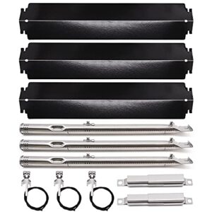 criditpid grill parts kits compatible for char-broil charbroil 463247412, 463257110, 463247109, 463270912, 463243812, 463270614, heat plates replacement for charbroil 3 burner 463257110 grill