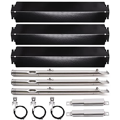 Criditpid Grill Parts Kits Compatible for Char-Broil Charbroil 463247412, 463257110, 463247109, 463270912, 463243812, 463270614, Heat Plates Replacement for Charbroil 3 Burner 463257110 Grill