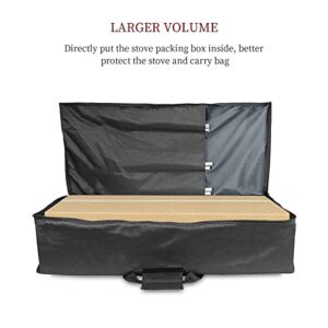 Grisun Patio Stove Grill Cover for Camp Chef 3 Burner Stove, Grisun Carry Bag & Outdoor Camp Stove Cover for Camp Chef 3 Burner Stove and Grill Box