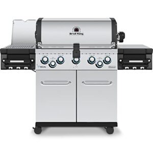 broil king 958944 regal s 590 pro ir propane gas grill, 5-burner, stainless steel