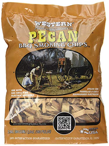 Western BBQ Smoking Wood Chips Variety Pack Bundle (4) Apple, Hickory, Mesquite and Pecan Flavors