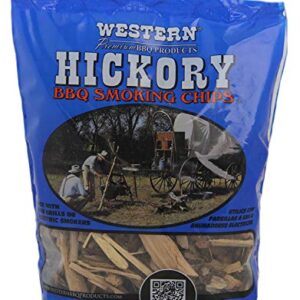 Western BBQ Smoking Wood Chips Variety Pack Bundle (4) Apple, Hickory, Mesquite and Pecan Flavors