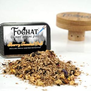 Foghat Culinary Smoking Fuel | Infuse Wine, Whiskey, Cheese, Meats, BBQ, Salt |Wood Smoking Chips for Portable Smoker, Smoking Gun, Glass Cloche or Foghat Cocktail Smoker (Sherry Toasted Oak Flavored)