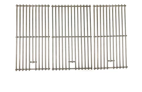 Replacement Stainless Steel Cooking Grid for Members Mark BQ05046-6, BQ05046-6A, BQ06042-1, BQ05046-6N-A, B09SMG-3, B09SMG1-3F & Master Forge B10LG25 Grill Models, Set of 3