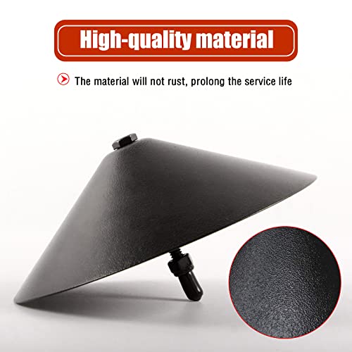 QQPOLE Replacement Umbrella Chimney Cap for Pellet Grill, Metal Chimney Top Accessories for Pit boss, Traeger, Camp Chef and Other Models ，Pellet Grill Chimney Replacement Accessories