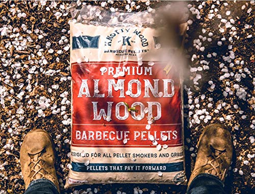 100% Pure Almond Wood Barbecue Grilling Pellets - 20 lbs