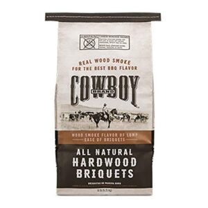 duraflame cowboy 26014 cowboy brand natural hardwood briquettes, 14lb