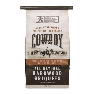 Duraflame Cowboy 26014 Cowboy Brand Natural Hardwood Briquettes, 14lb