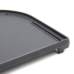 Hongso Matte Cast Iron Griddle for Coleman Roadtrip Swaptop Grill, Half Grill Griddle of Coleman Roadtrip Grill Accessories, Non-Stick Flat Cooking Pan, PCB011