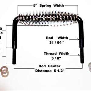 XT Spring Handle with Mounting Bracket 5" BBQ Grill Wood Furnace Stove Smoker Gxfc