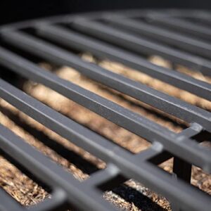 TITAN GREAT OUTDOORS Round 28.5in Fire Pit Grate, Heavy Duty 1/2in Steel Elevated Log Wood Pit Grate, Burning Fireplace and Firepits