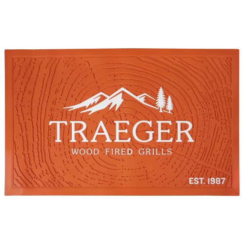 Traeger Pellet Grills BAC636 Grill Mat, Orange