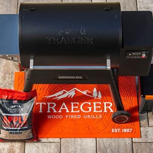 Traeger Pellet Grills BAC636 Grill Mat, Orange