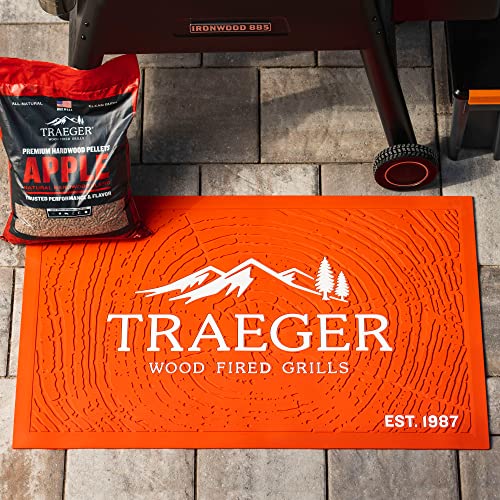 Traeger Pellet Grills BAC636 Grill Mat, Orange