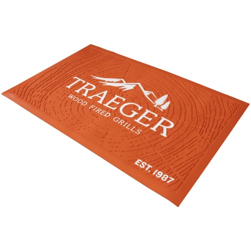 Traeger Pellet Grills BAC636 Grill Mat, Orange