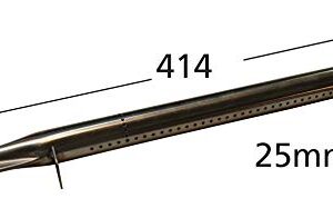 Music City Metals 16741 Stainless Steel Burner Replacement for Select Landman-US Gas Grill Models