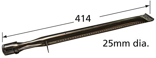 Music City Metals 16741 Stainless Steel Burner Replacement for Select Landman-US Gas Grill Models