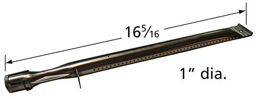 Music City Metals 16741 Stainless Steel Burner Replacement for Select Landman-US Gas Grill Models