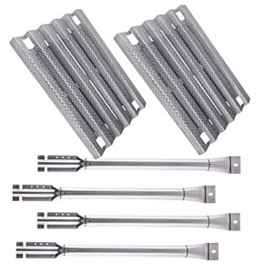 bbqration replacement kit for nexgrill 720-0193 720-0432, stainless steel repair kit parts heat plate, grill burner tube replacement for kirkland 720-0193 720-0432 730-0432