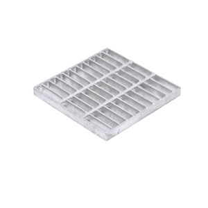nds 1215 square grate, fits 12 inch catch basin drain risers and low profile adapter, galvanized steel