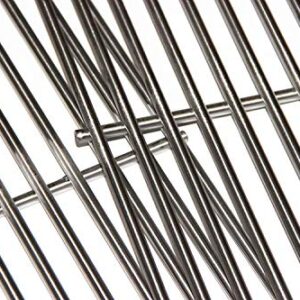 Votenli S5491A (2-Pack) 23 1/4" Stainless Steel Cooking Grates Replacement for Viking VGBQ 30" T Series, Viking VGBQ 41" T Series, Viking VGBQ 53" T Series,VGBQ300T,VGBQ0302T, VGBQ3002RT, VGBQ4103RT