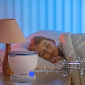 Calming Autism Sensory LED Light Projector Toy Relax Blue Night Music Projection