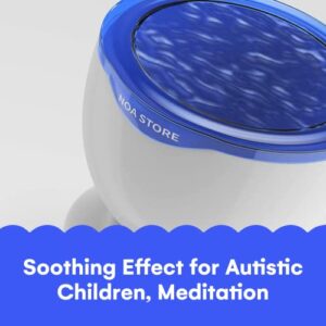 Calming Autism Sensory LED Light Projector Toy Relax Blue Night Music Projection