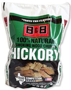 b & b charcoal 00129 cooking chunks, 549 cubic inch, hickory