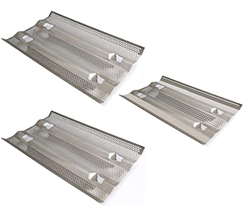 Htanch SN3531 (2-Pack) SN3551 (1-Pack) 16GA Stainless Steel Heat Plate for Fire Magic 15-S1S1N-A, 15-S2S1N-A, 25-S1S1N-62, 25-S1S1N-71, 25-S2S1N-62, 25-S2S1N-71