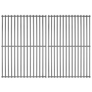 hisencn stainless steel cooking grids grates grill grid replacement for thermos grill parts 461252605, kirkland front avenue 463230703, charbroil 463261306, kenmore, master chef, bbq pro, 16 5/8 inch