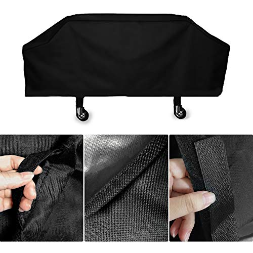 Outspark 36 Inch Griddle Cover-BBQ Accessories for Blackstone 36" Outdoor Flat Top Gas Griddle Grill and Other Similar 36in Griddle Cooking Station,Black,600D Water Proof Canvas