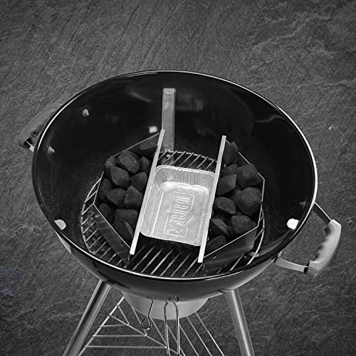 only fire Charcoal Basket Charcoal Briquet Holder Replacement for Weber 22 1/2 inch Kettle Grills - 2 pcs