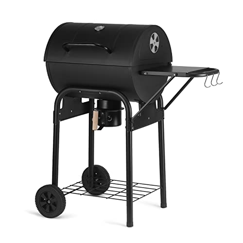 Amazon Basics 317 Square Inch Charcoal Grill, Black