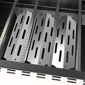 only fire Stainless Steel Heat Shield Plate Fits for Weber Genesis II Series(2017) Gas Grills (Set of 3/12.48" x 4.23")