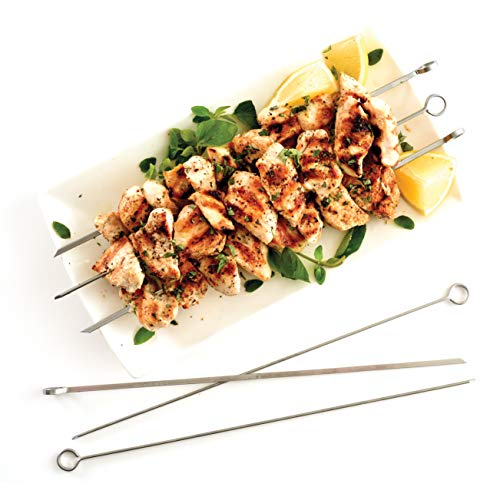 Norpro Stainless Steel 12-Inch Skewers, Set of 6