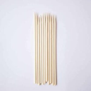 Purple Rose Supply Cannagar Skewers for Small Cannagar Mold - Bamboo Skewers - 50 Pack