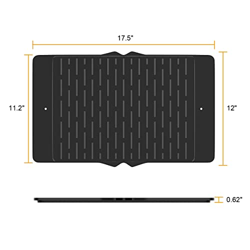 SafBbcue 7598 Cast Iron Griddle Replacement Parts for Weber Spirit 300 Series Weber Griddle Spirit E-310 E-315 E-320 E-330 S-310 S-315 Spirit II E-310