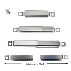 PN8531(4-Pack) SA5491(4-Pack) 14 5/8" Heat Plate and Burner Replacement for Charbroil 463230515, 463230514, 463230513, 463230512, 463230511, 463230510, 463226514,463239915, 463235513, 463234513