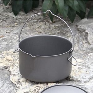 TWDYC Outdoor Camping Pot Lightweight Equipment,Outdoor Ultralight Camping Pot Mug 2000ml