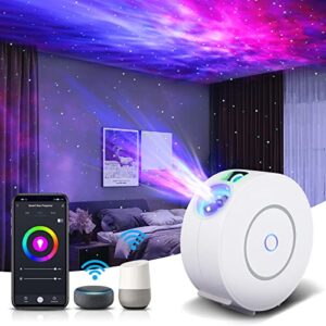 v jules.v star projector, galaxy projector for bedroom, smart app & voice control galaxy lamp, compatible with alexa & google home, for kids adults bedroom,room decor,game room,party