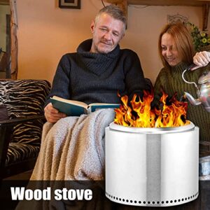 TWDYC Winter Heating Stove Suitable for Indoor Backpack Camping Survival Burning Branches Outdoor Heater Stove Portable Grilling Stove